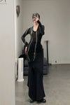 Marc le bihan long net eye skirt 2752 black